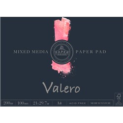The Paper House Valero Mixed Media Pad A4 200Gsm 100 Sheets