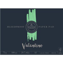 The Paper House Valentino Bleedproof Pad A3 75Gsm 100 Sheets