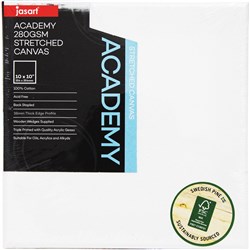 Jasart Canvas Academy 10 X 10 Inch Thick Edge 280Gsm Stretched