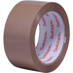 Sellotape 767 Hot-Melt Adhesive Packaging Tape 48Mmx75M Brown