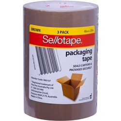 Sellotape Acrylic Adhesive Packaging Tape 48Mmx50M Brown