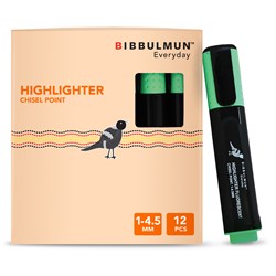 Bibbulmun Eco Highlighter Chisel Green