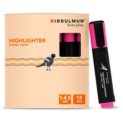 Bibbulmun Eco Highlighter Chisel Pink