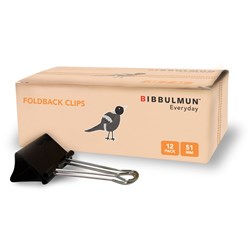 Bibbulmun Foldback Clips 51Mm Pk12