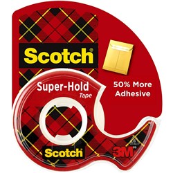 Scotch Tape 198 Super Hold Dispenser Clear 19Mm X 16.5M