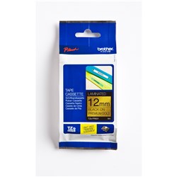 Brother Glitter Tape Tze-Pr831 12Mm X 8M Black On Gold