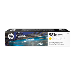 Hp #981X Yellow Ink Cartridge