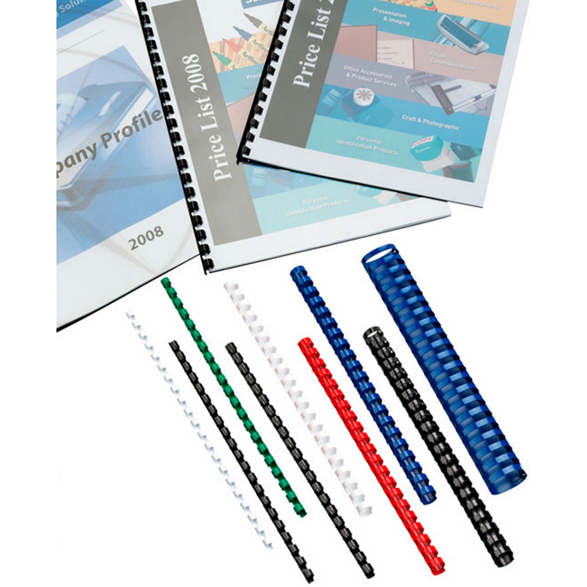 comb bind 500 spines Fellowes Plastic Binding Spines, 2 Inch Diameter, Black, Sheets, 40 Pack (52369) : Binding : Office Products binding system. Binding Combs, 1/4" , 20